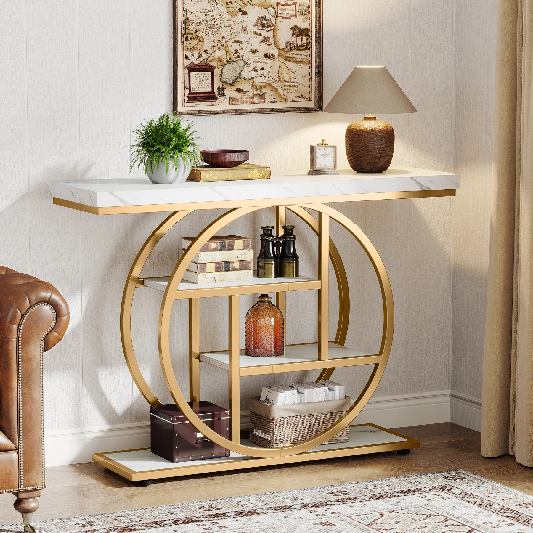Zuri Sculptural Console Table