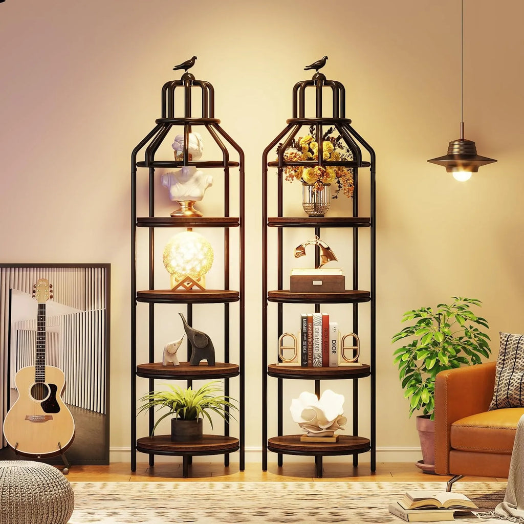 Bellamy Birdcage Etagere Bookcase