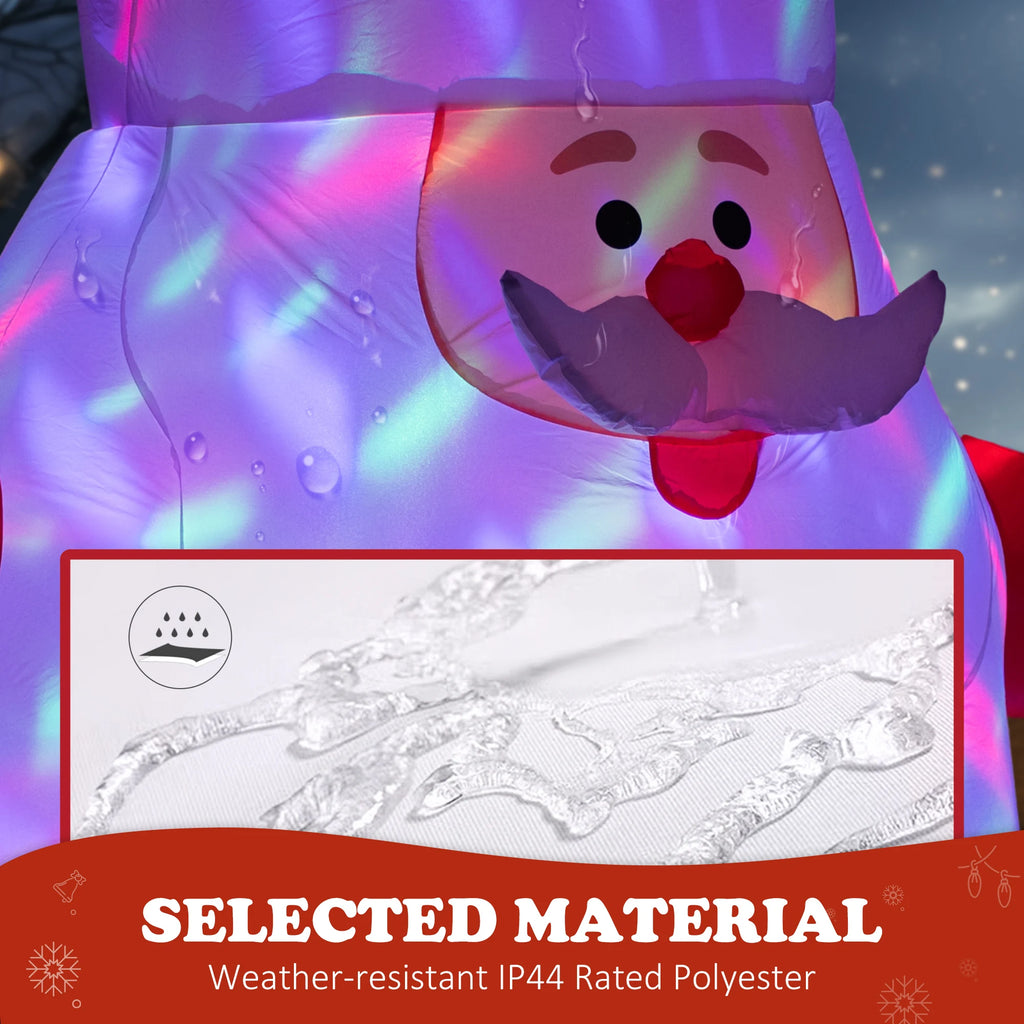 Northglow Inflatable Santa – Six Foot