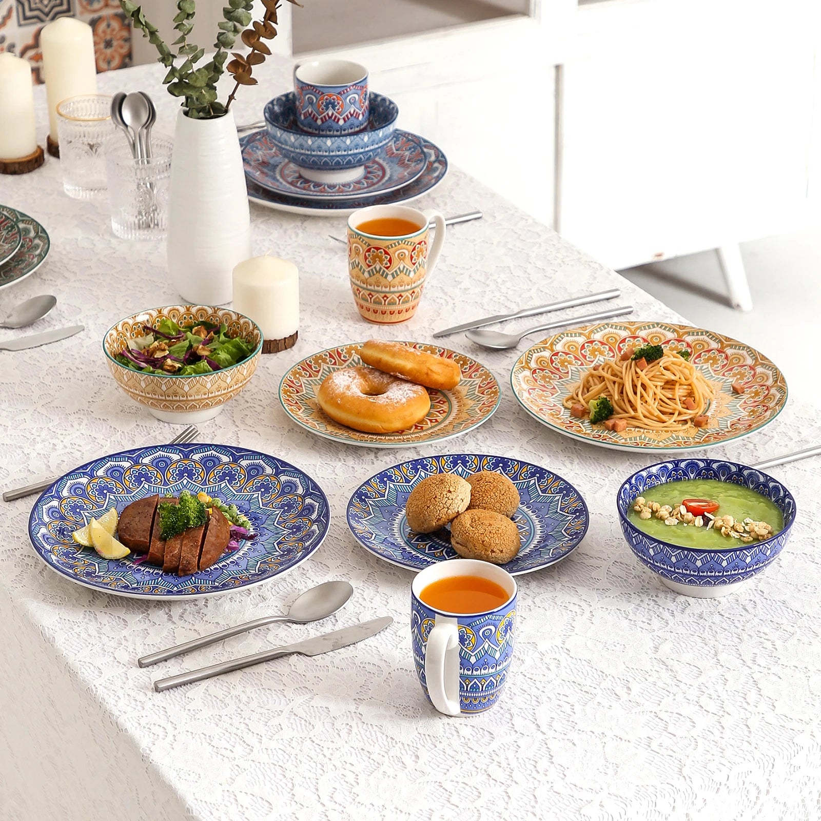 Vancasso Solara Mandala Dinnerware Set