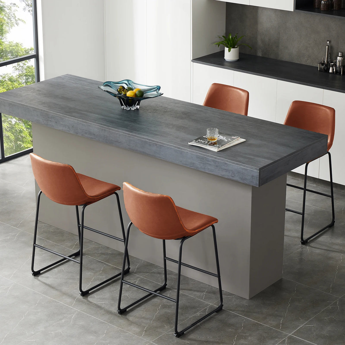 Temporay 2-Piece Counter-Height Chair Set
