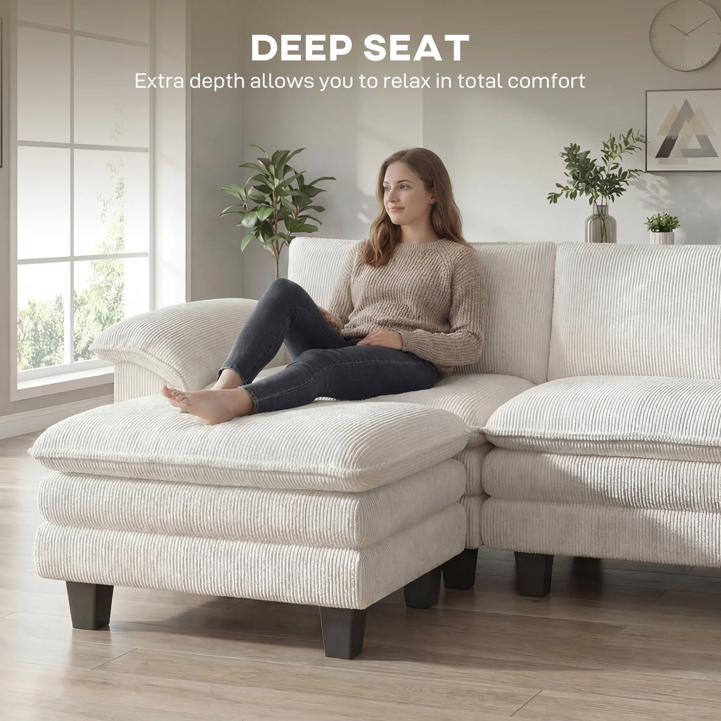 Torrington Modular Velvet Sectional
