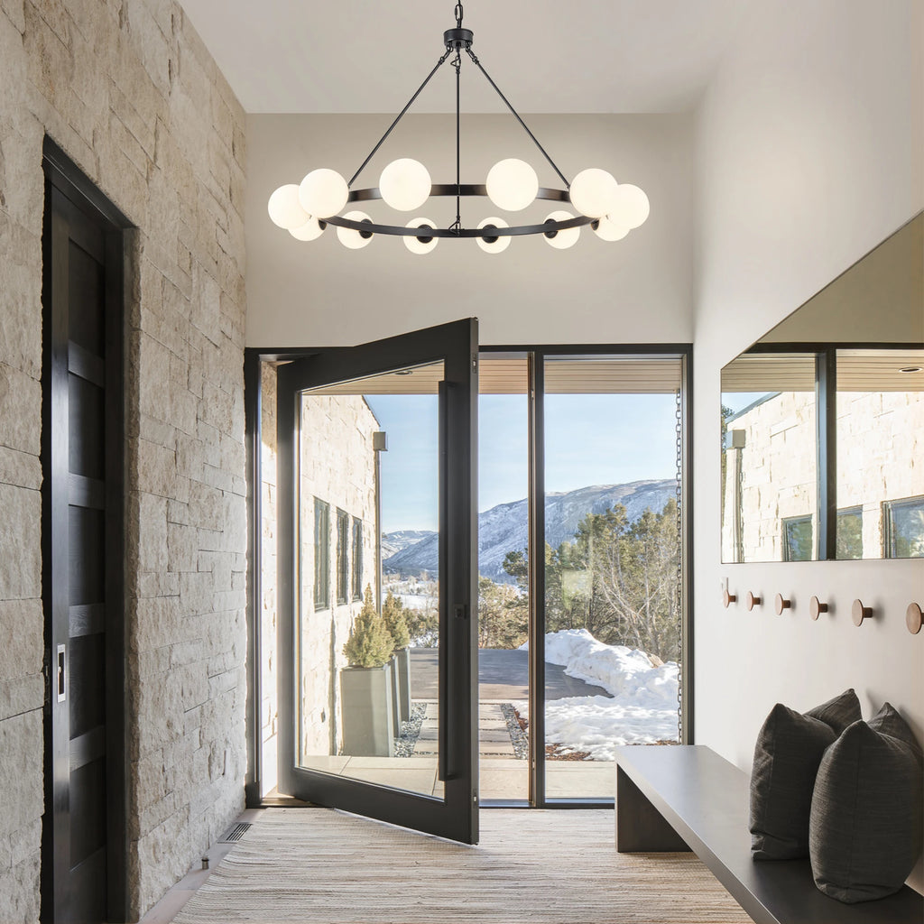 Rillford Wagon Wheel Chandelier