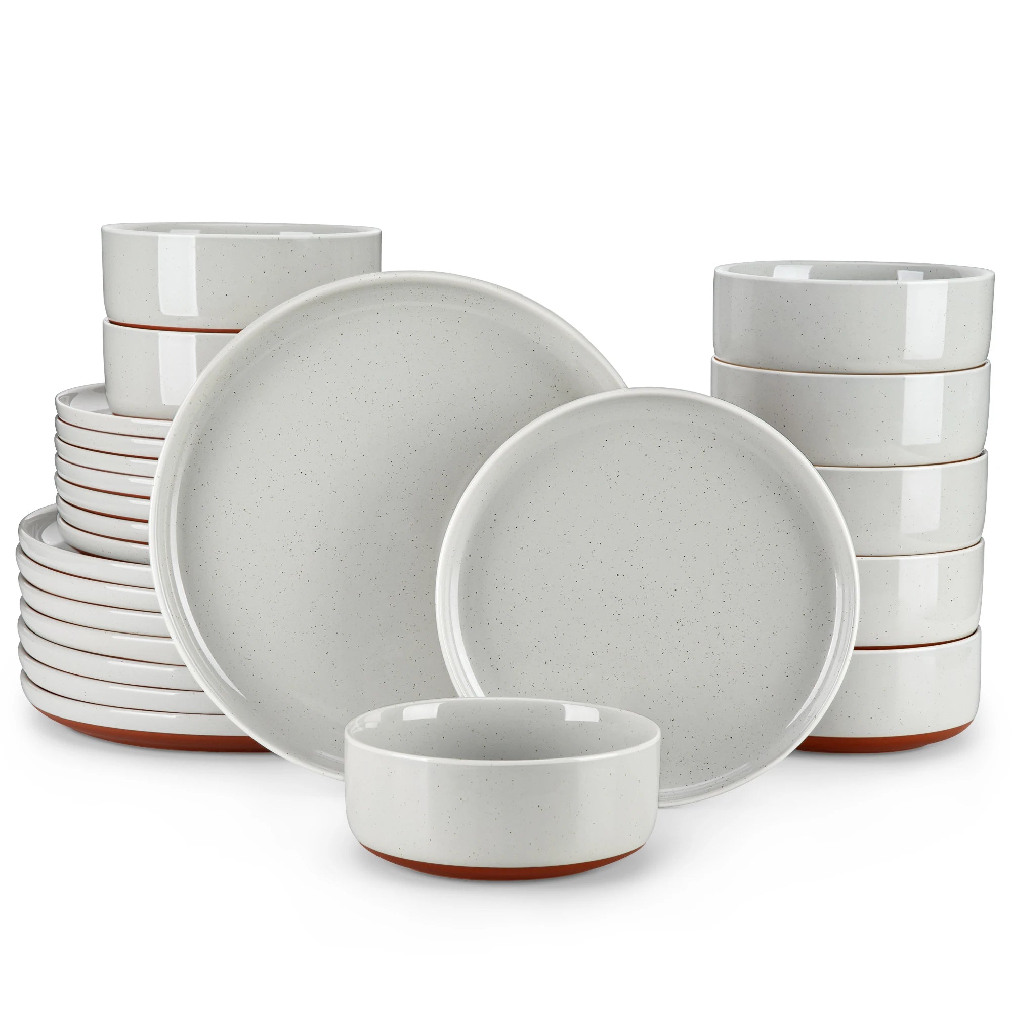 MALACASA TARA Stoneware Dinnerware Set