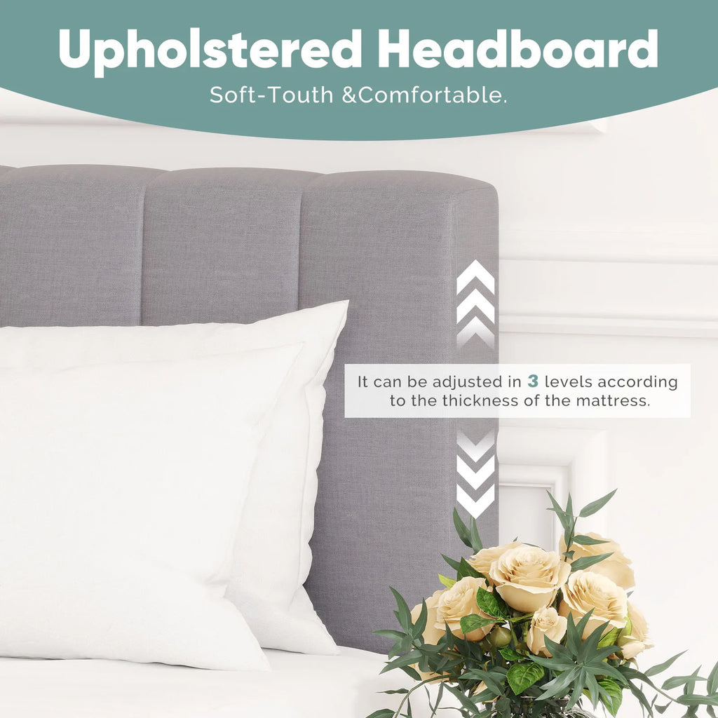 Wrenrise Upholstered Platform Bed
