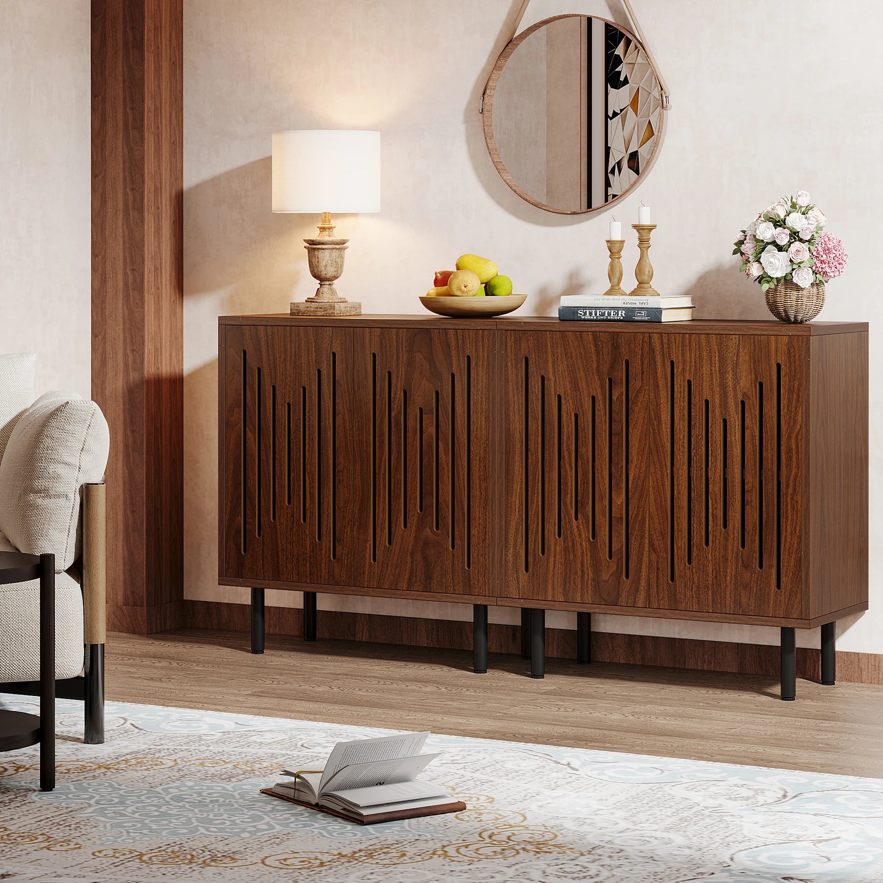 Imara Carved Sideboard Cabinet