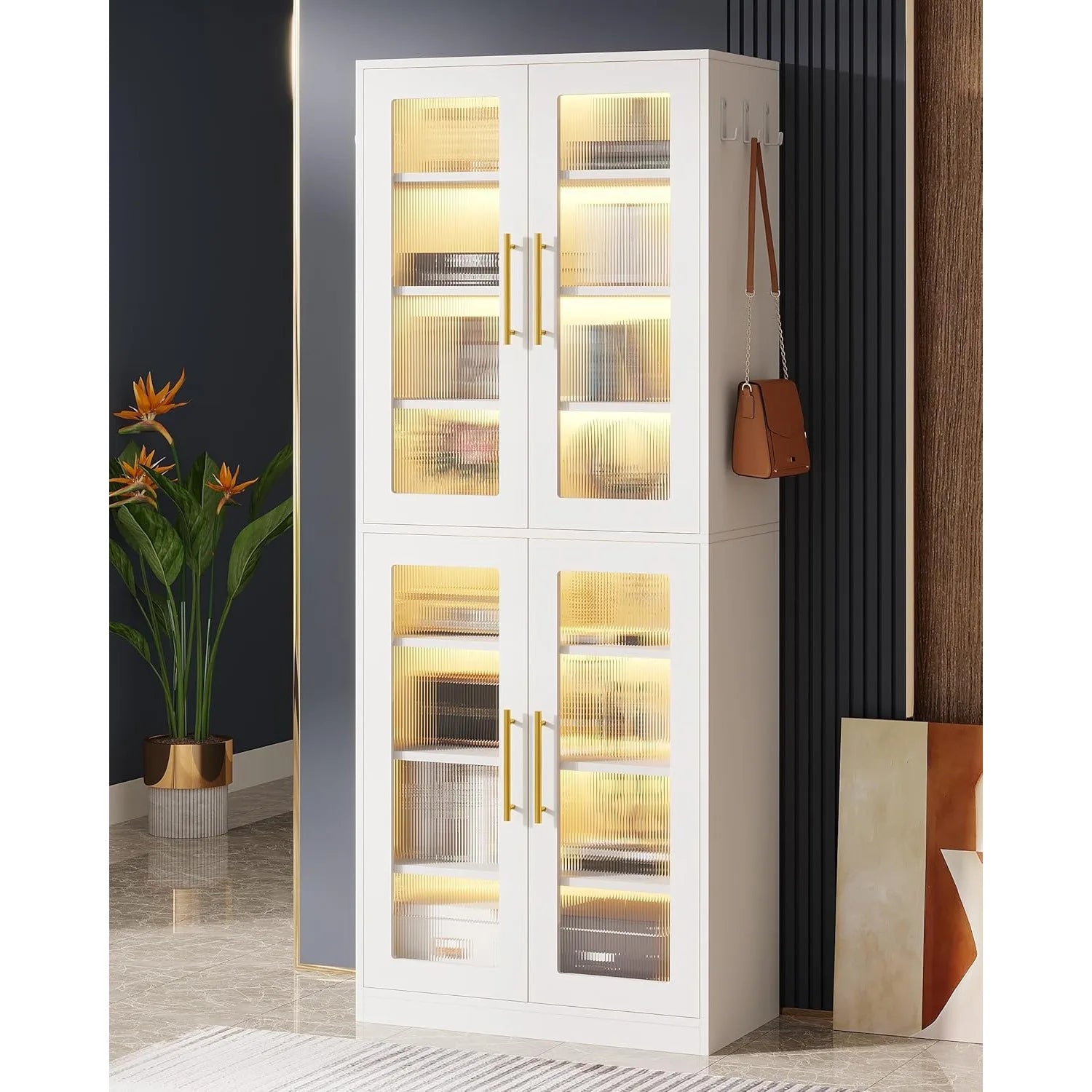 Bonny Illuminated Bookcase