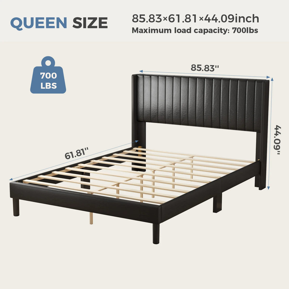 Whitmore Upholstered Platform Bed