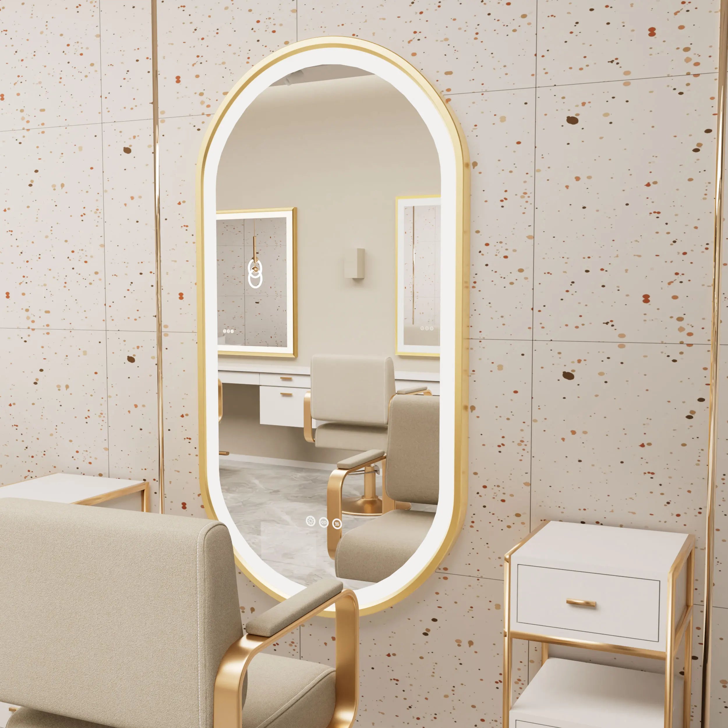 Aurelia LED Oval Bathroom Mirror