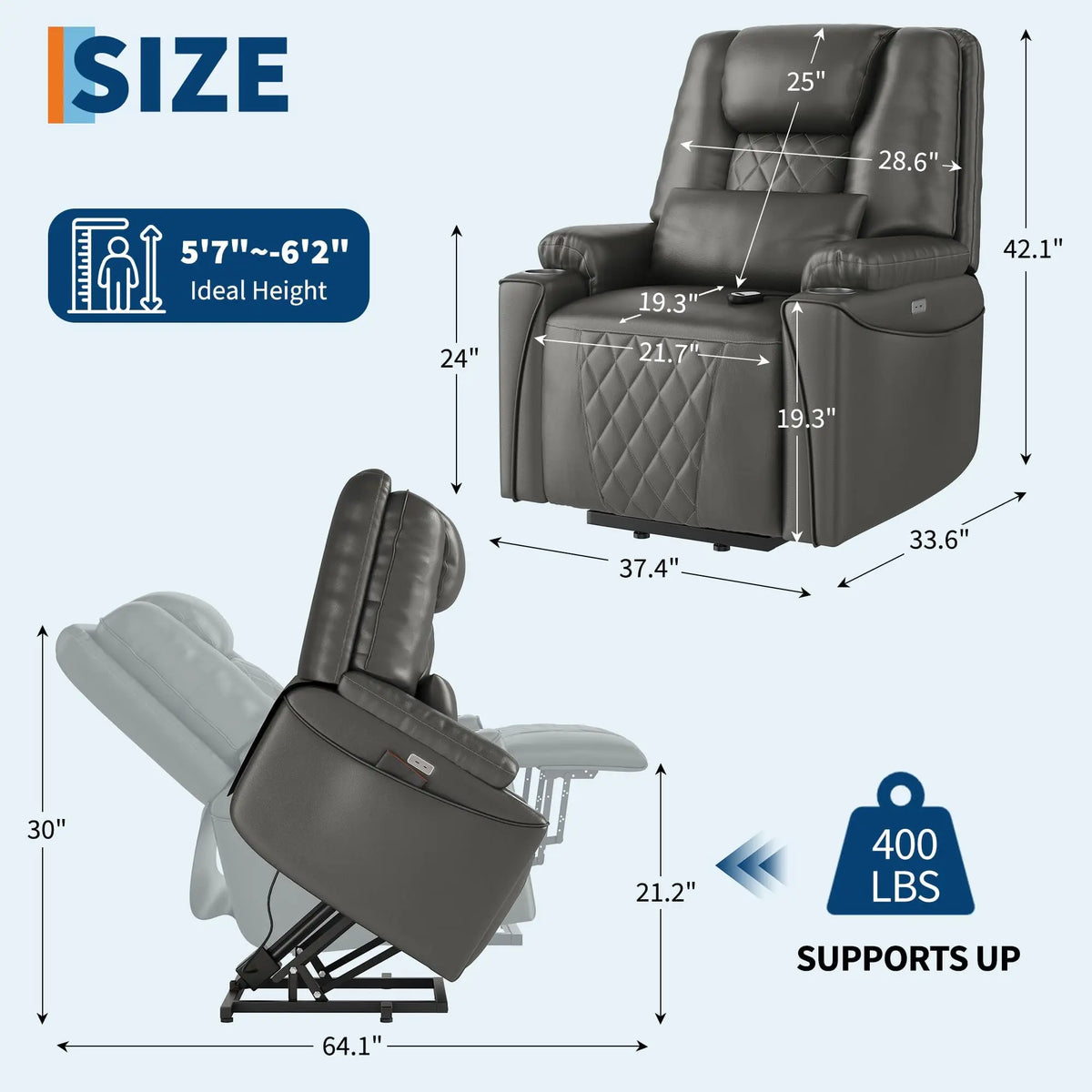 Ferncharm Power Lift Recliner