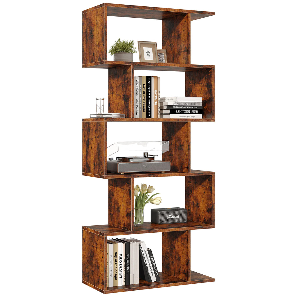 Zephyrnote Geometric Bookcase