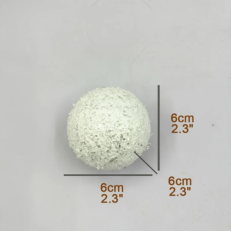 Snowmere Frosted Christmas Ornament Set