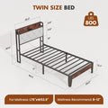 Corbett Twin slatted bed frame dimensions showing 39.2-inch width and 80.5-inch length
