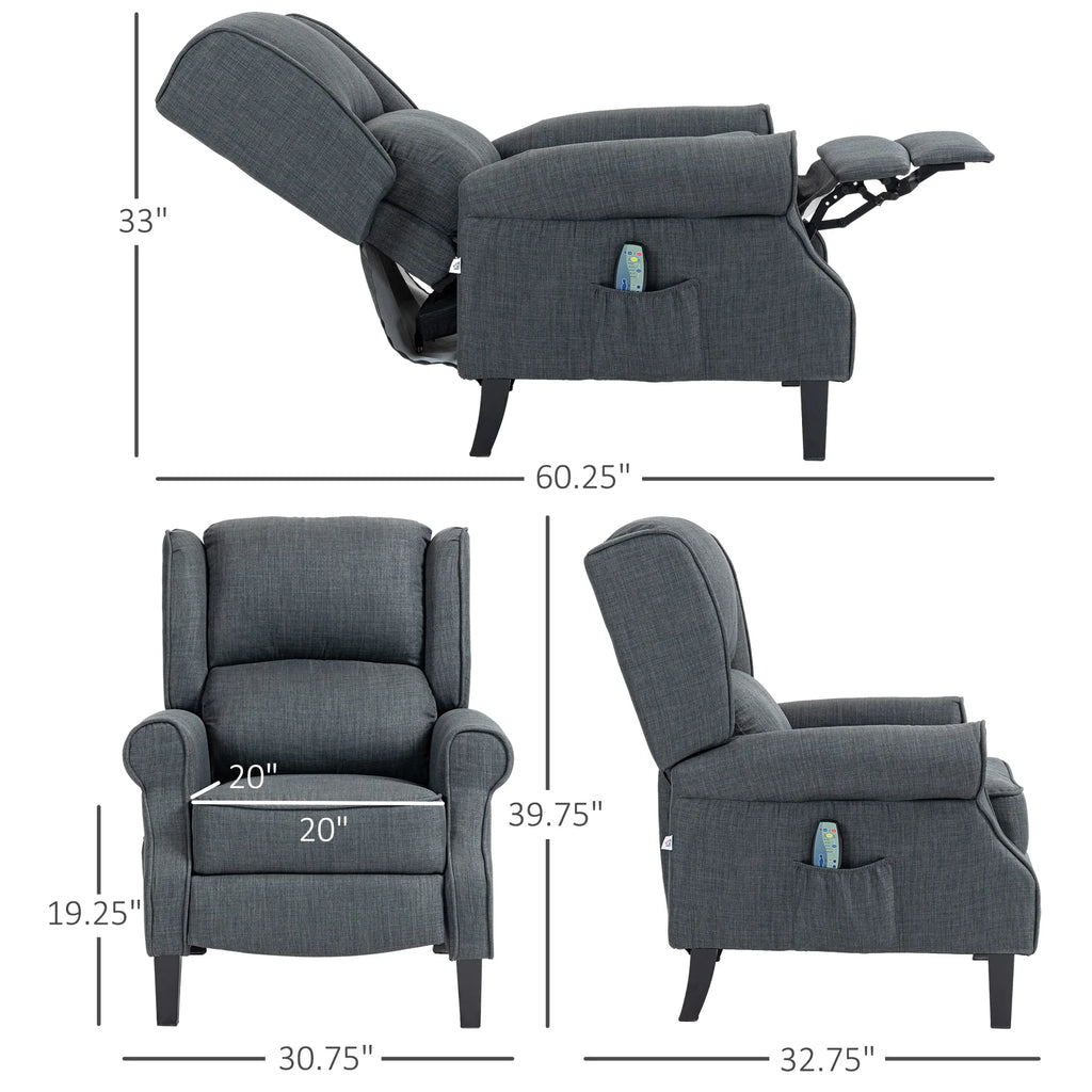 Stonefen Heated Massage Recliner
