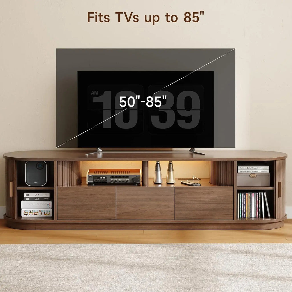 Verseray TV Stand with LED Lighting