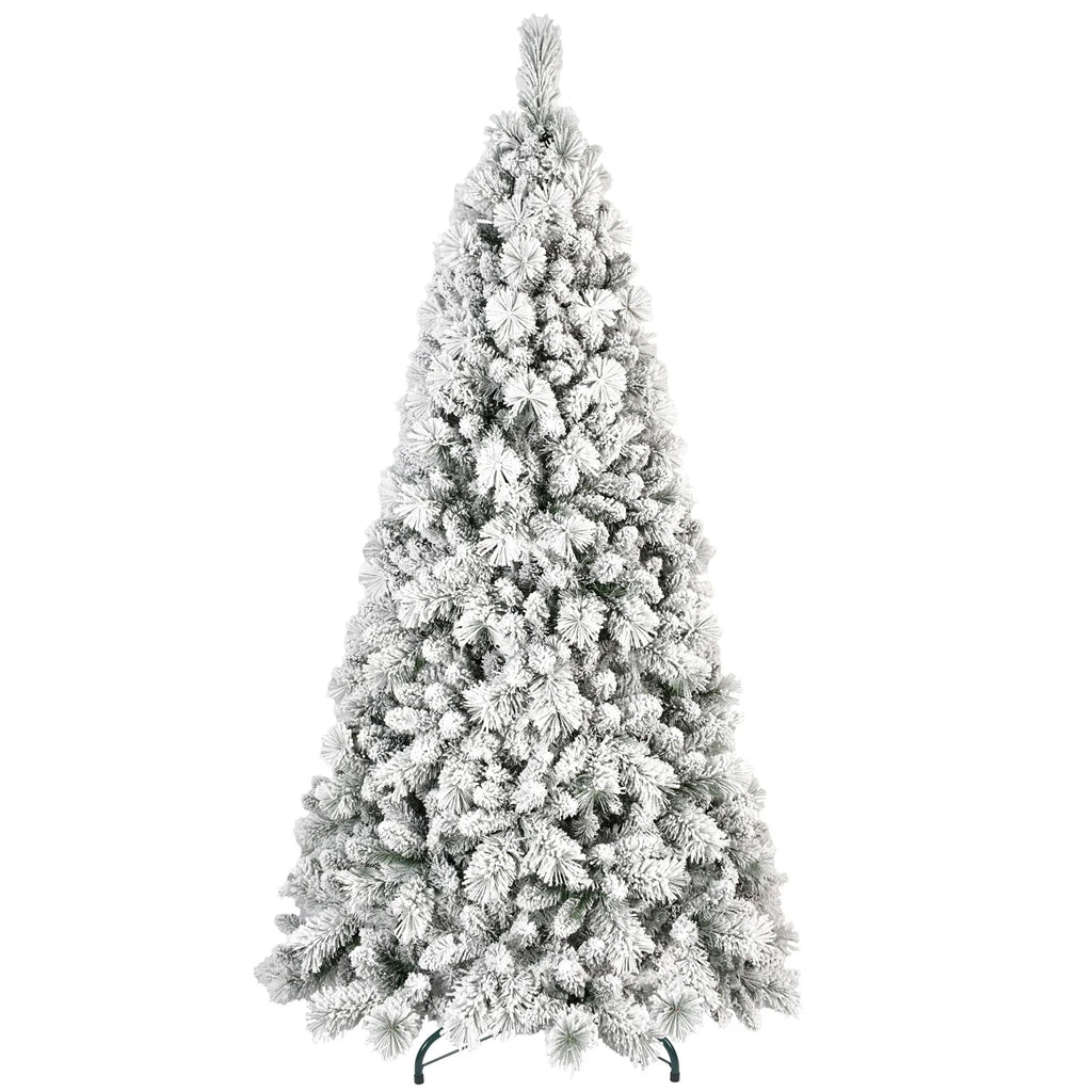 Everfrost Pre-Lit Snowy Full Christmas Tree