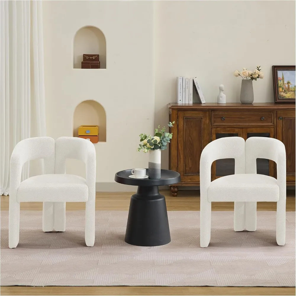Marlowe Upholstered Barrel Dining Chairs – Set of 2