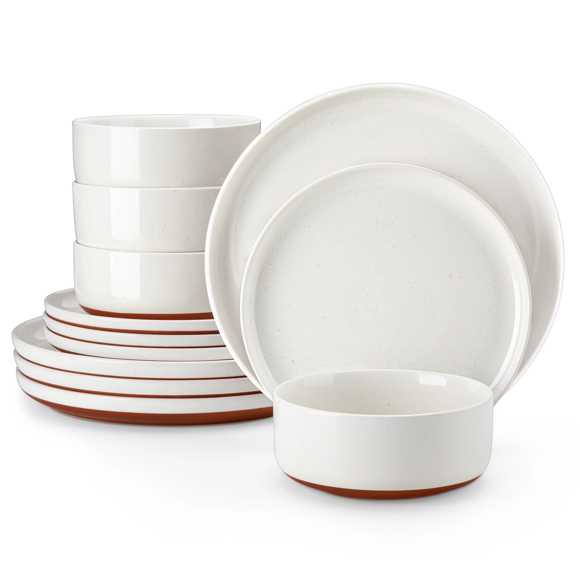 MALACASA TARA Stoneware Dinnerware Set