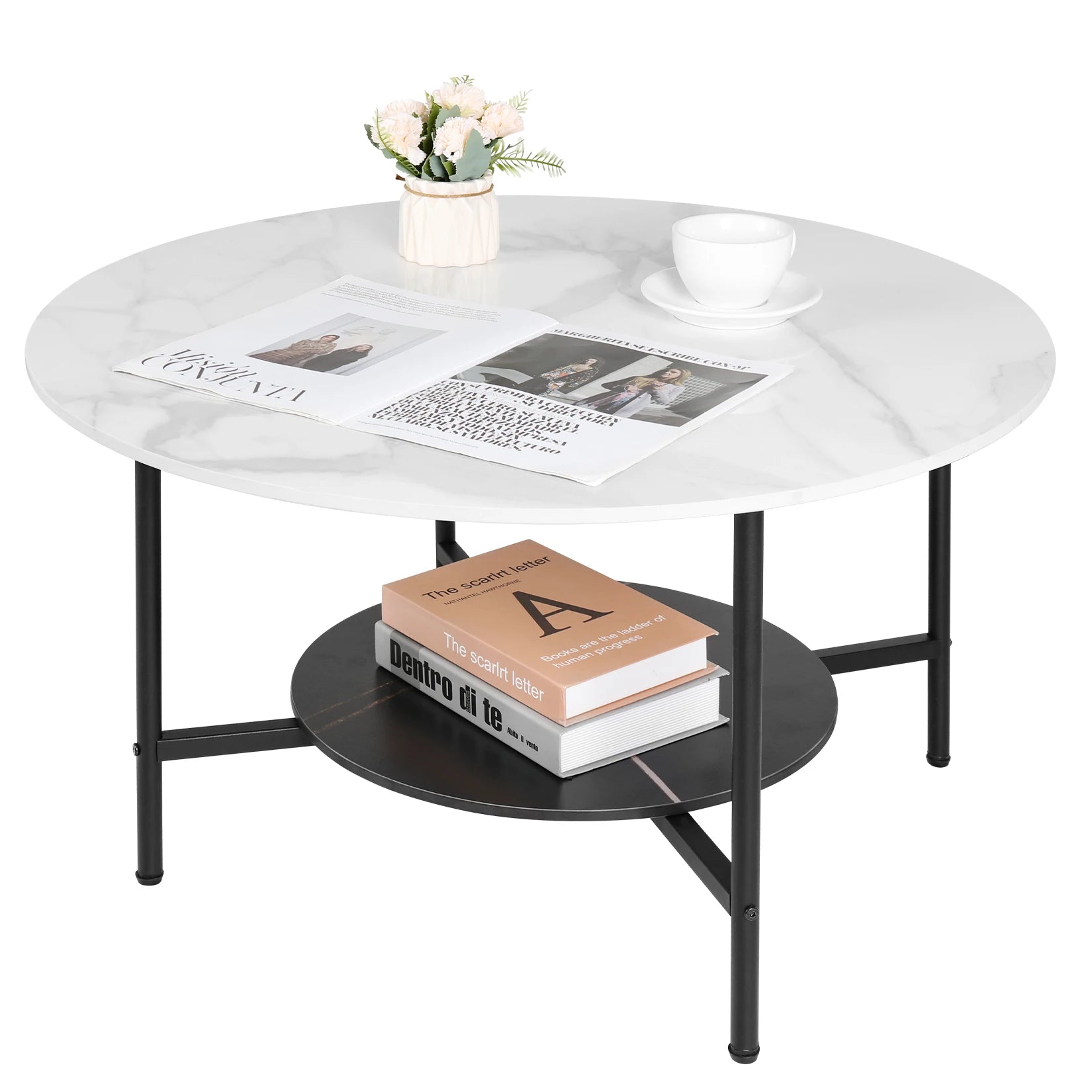 Round Sintered Stone Coffee Table