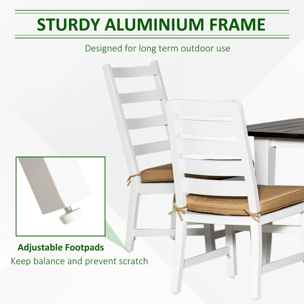 Estoria Seven-Piece Aluminum Patio Dining Set