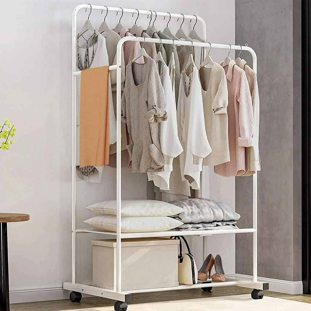 Caxton Double-Rail Garment Rack