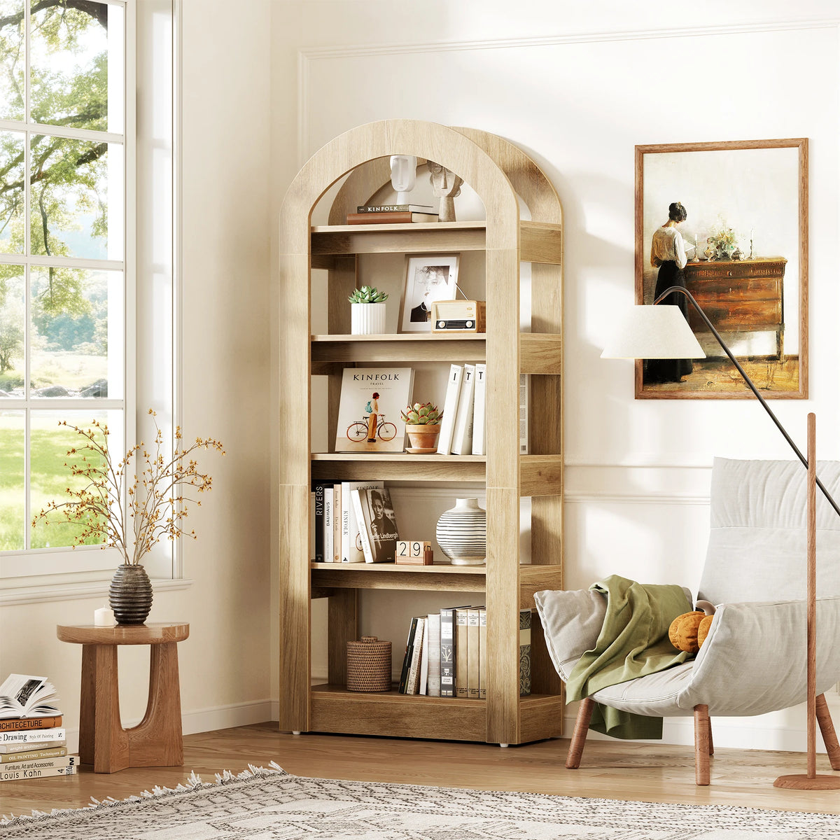 Gleamarc 5-Tier Bookcase