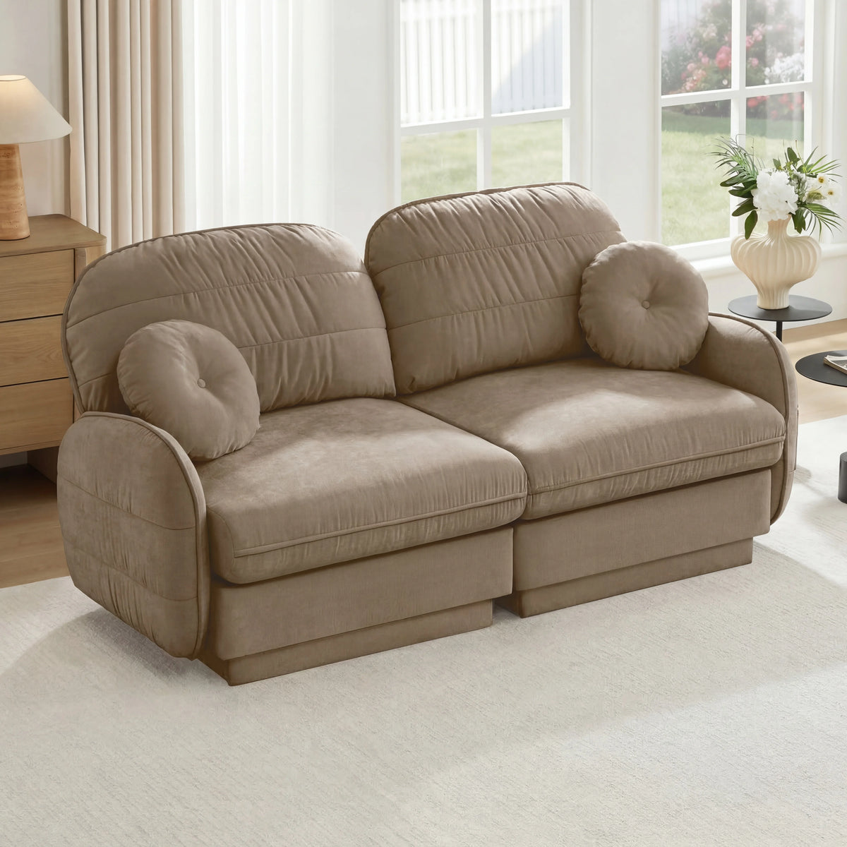 Salcombe Chenille Modular Loveseat