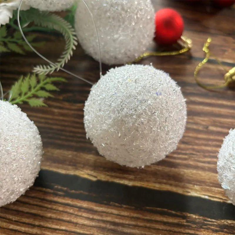 Snowmere Frosted Christmas Ornament Set
