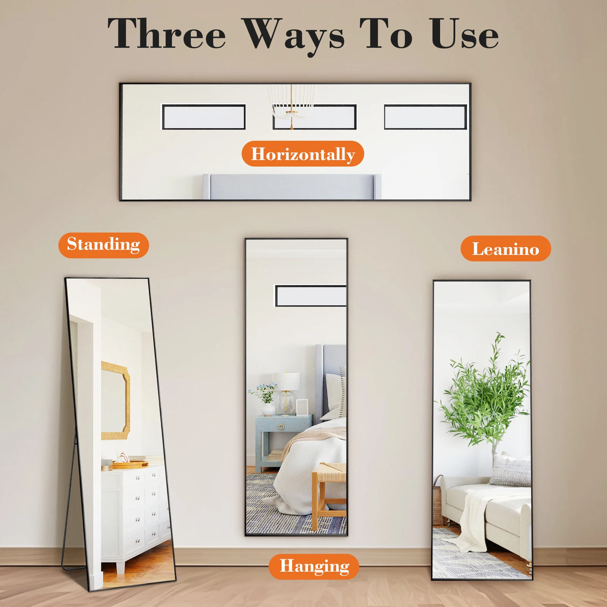 Ariarise Full-Length Floor Mirror