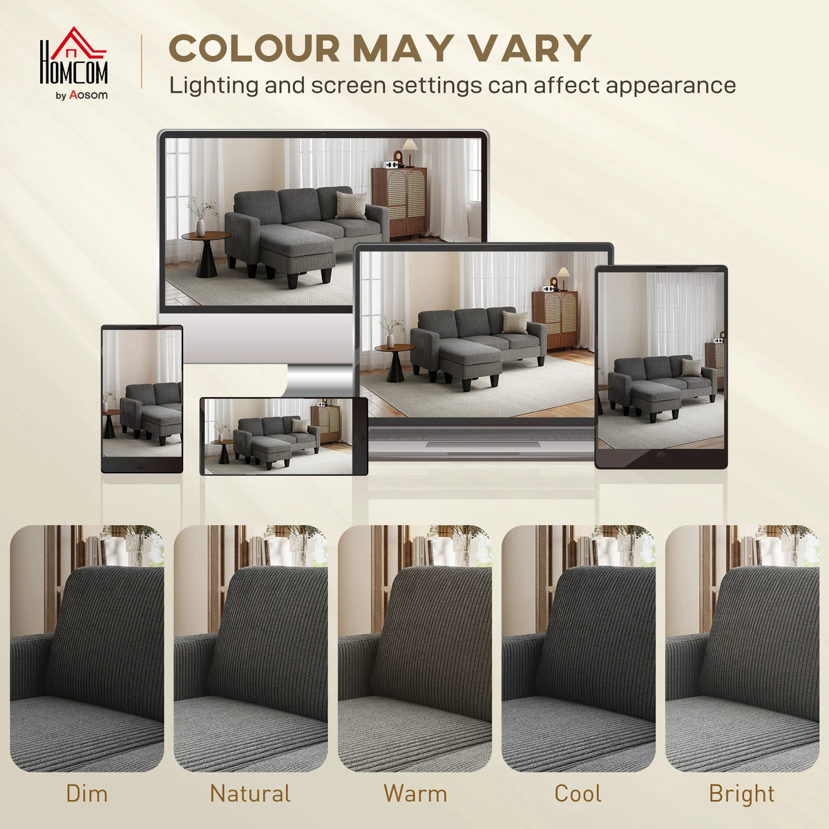 Corderra Reversible Sectional