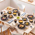 Load image into Gallery viewer, LOVECASA Black Hammered Dinnerware
