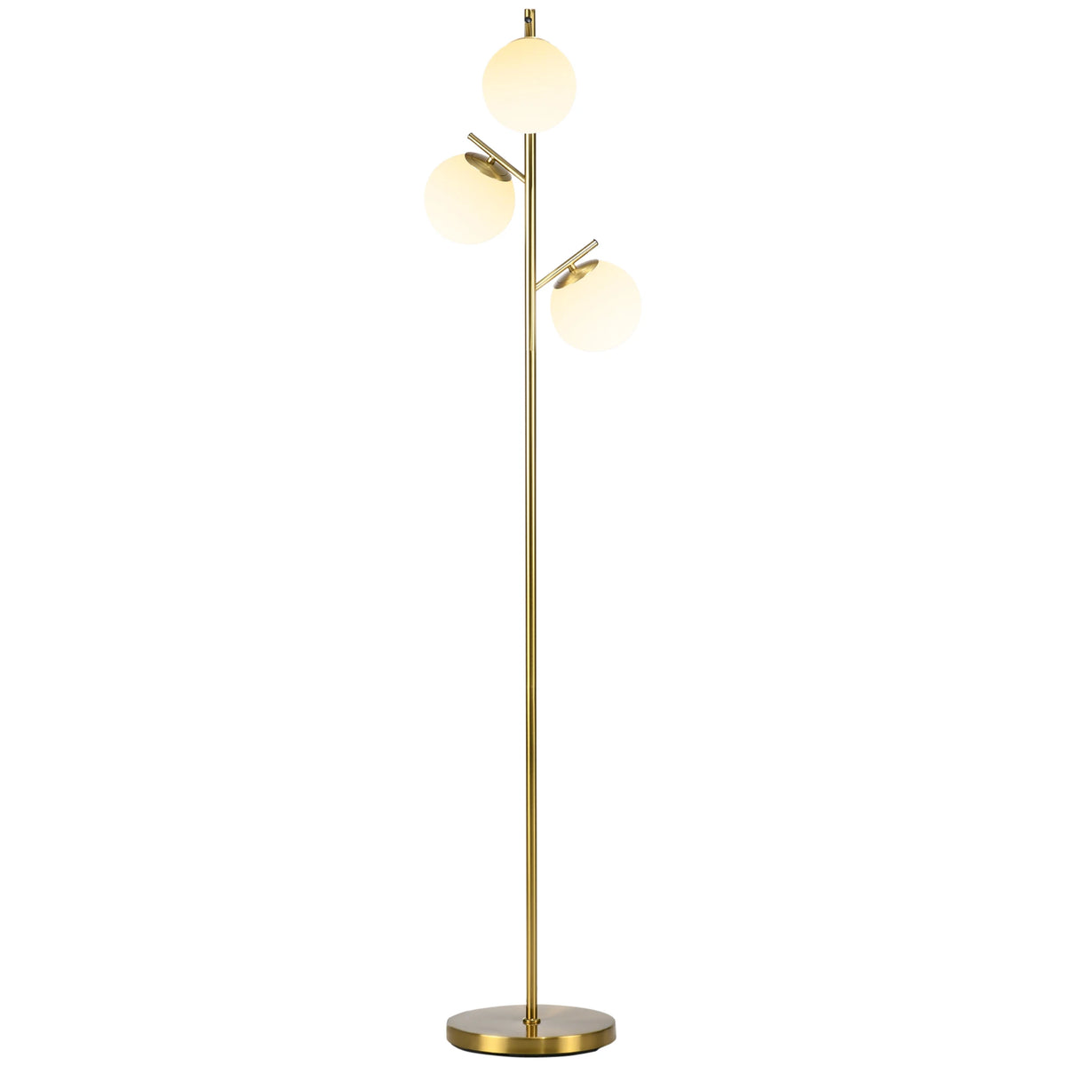 Solivane Three-Globe Floor Lamp
