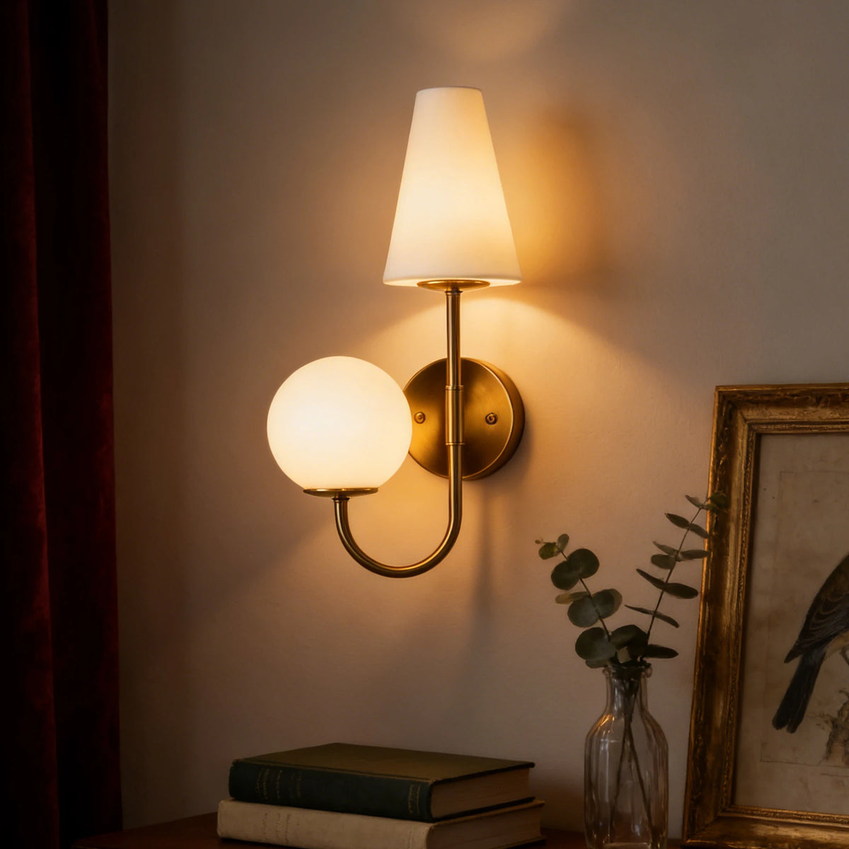 Asterarc Double-Head Wall Sconce