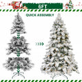 Everfrost Snowfall Scarecrow Christmas Tree