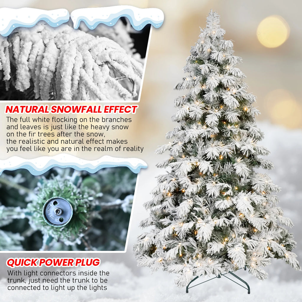 Everfrost Snowfall Scarecrow Christmas Tree
