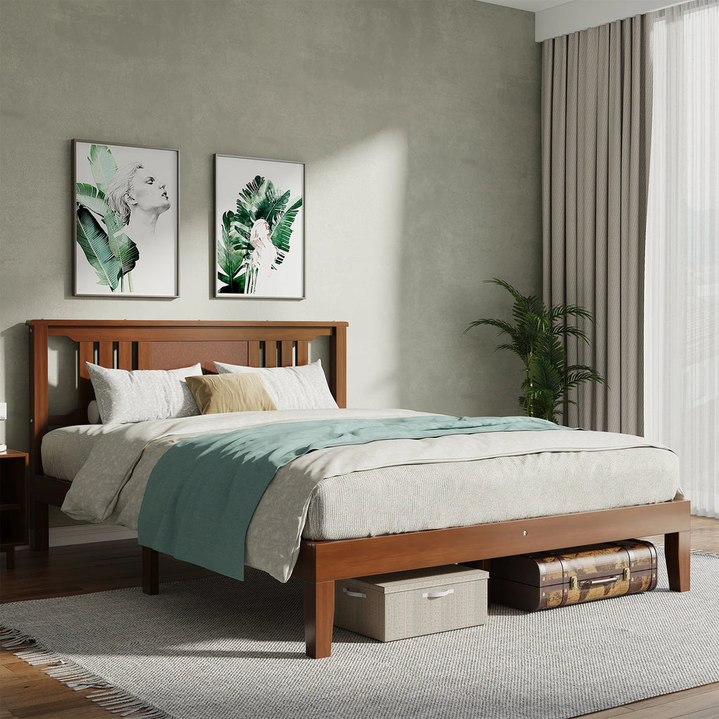 Ashbourne Solid Wood Platform Bed