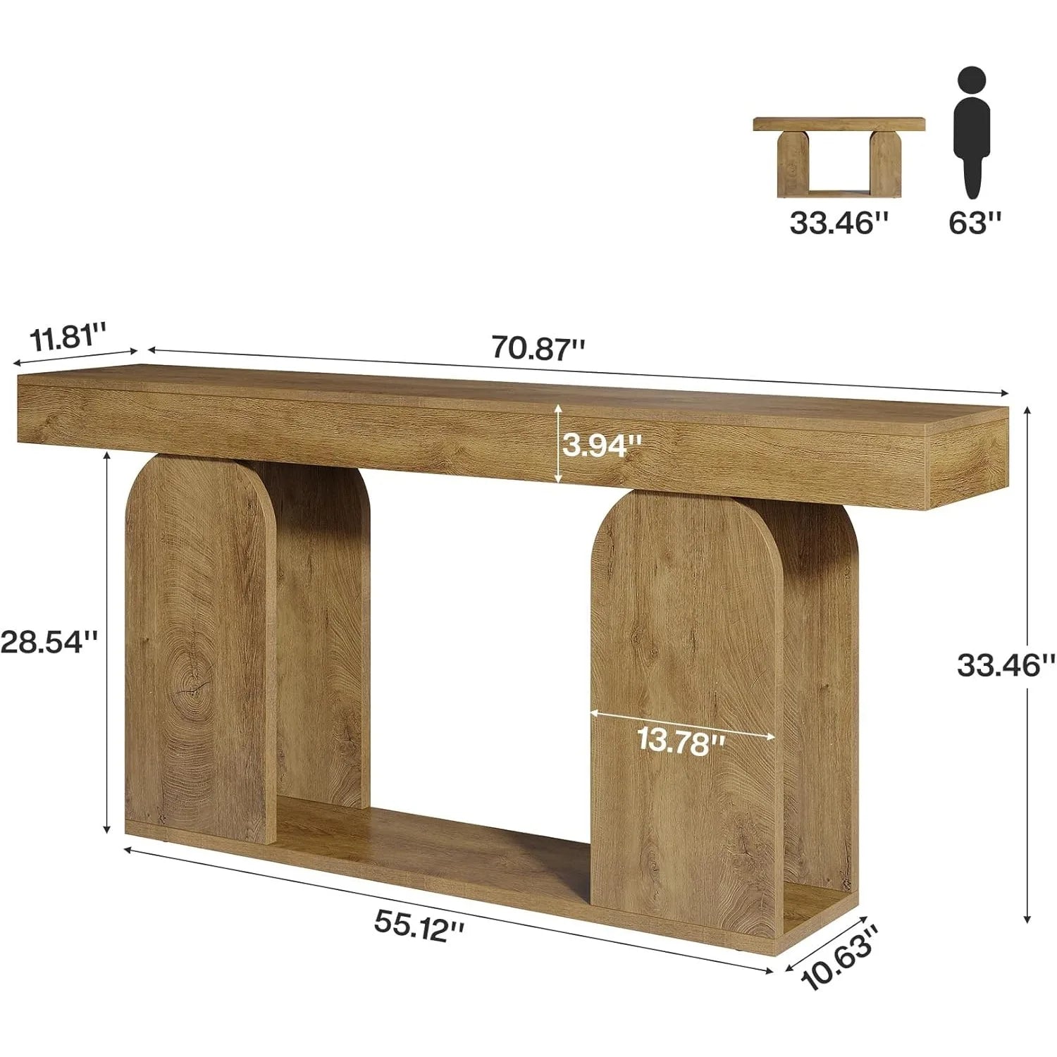 Zuberi Arch Console Table