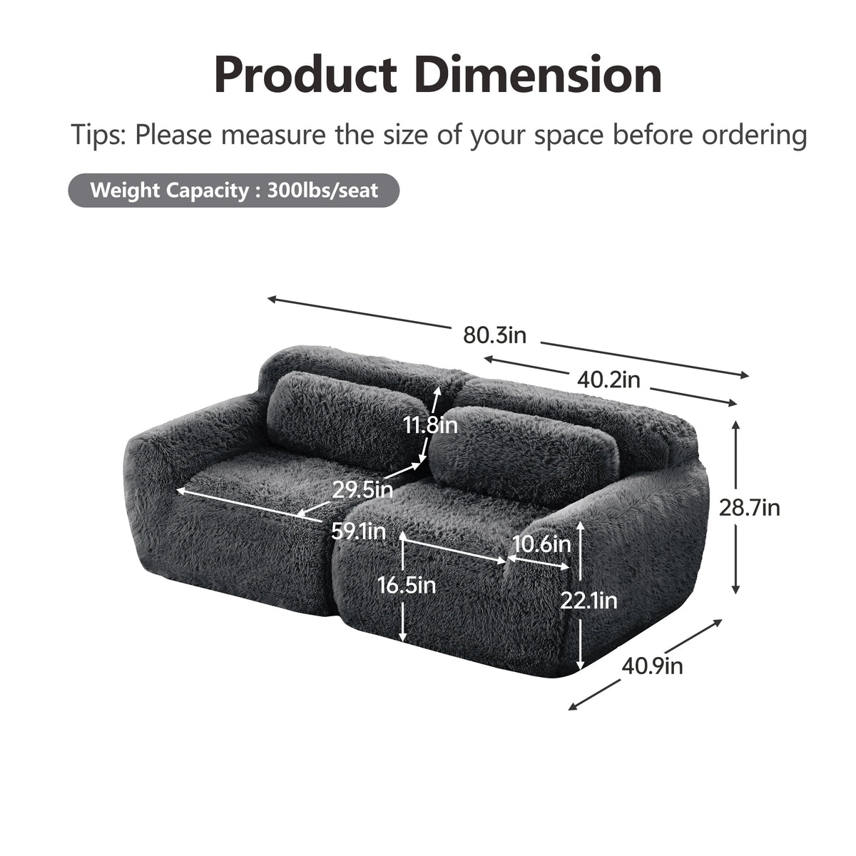 Bristow Plush Modular Sofa