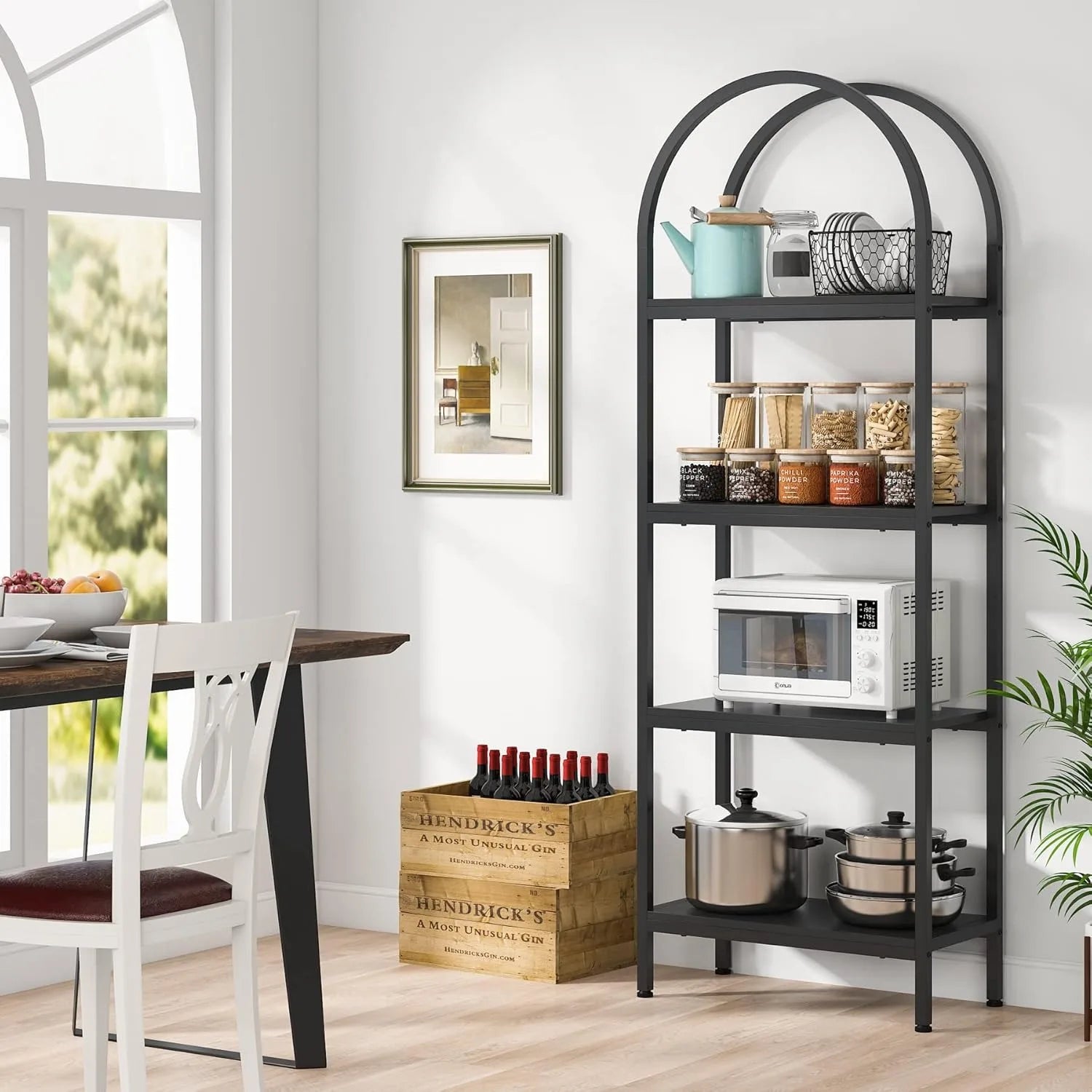 Everly Arch Bookcase