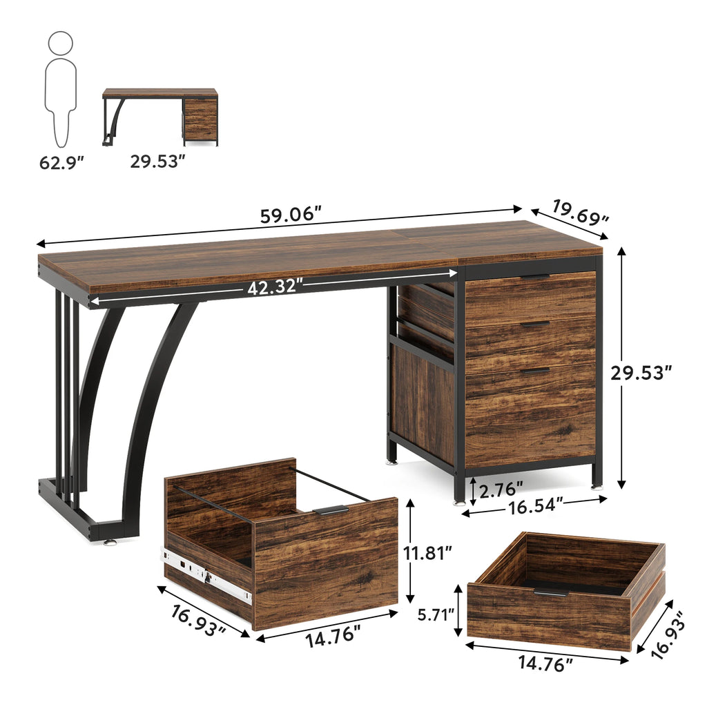 Zaire Storage Desk