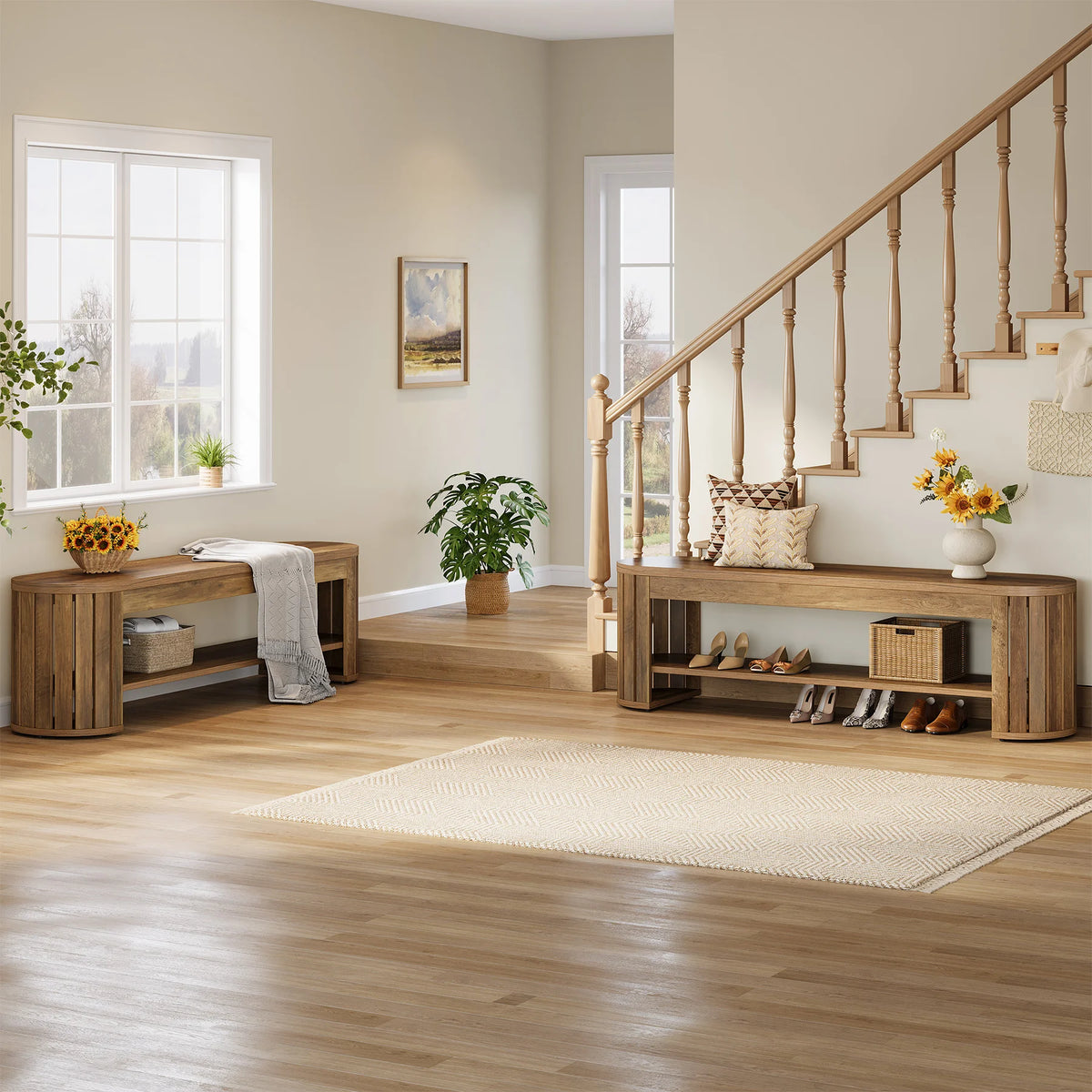 Clovernote Shoe Storage Bench