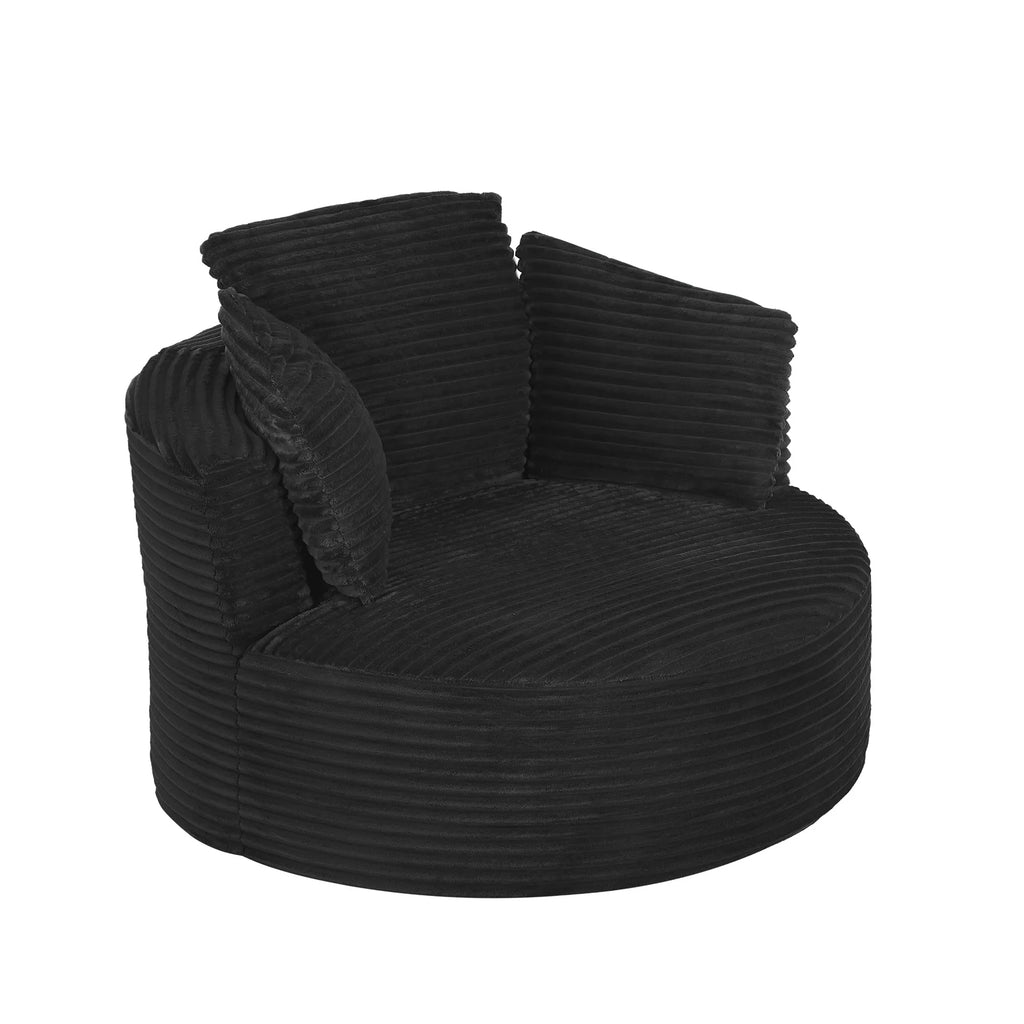 Sarrowby Round Corduroy Lounge Chair