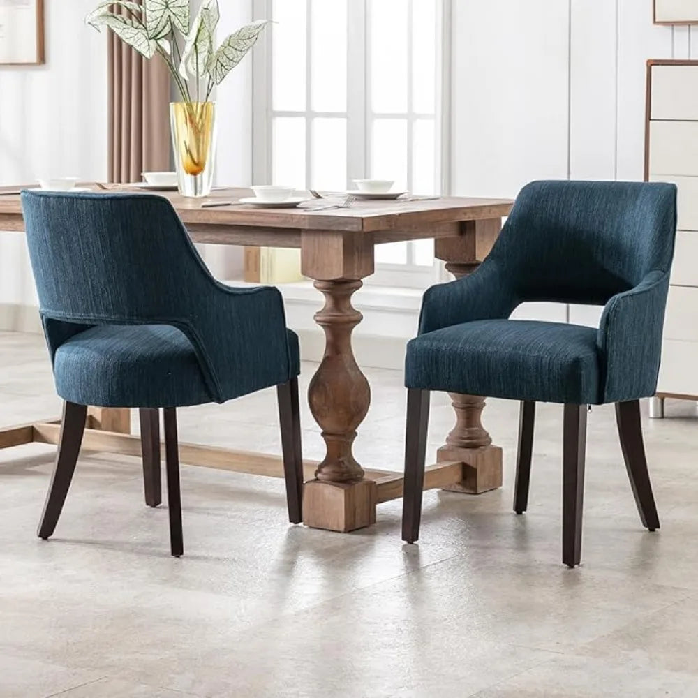 Haven Upholstered Arm Dining Chairs, Set of 2