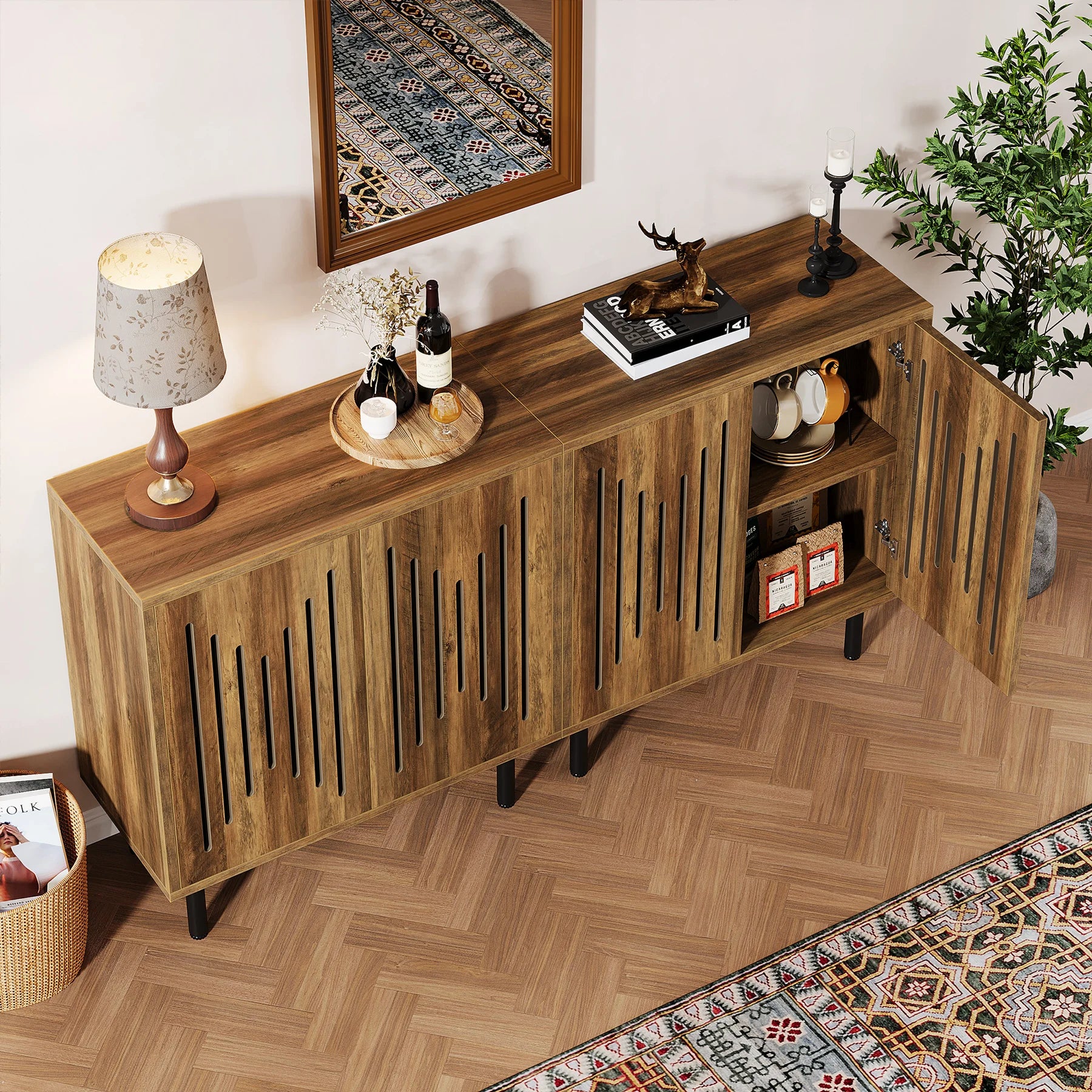 Imara Carved Sideboard Cabinet