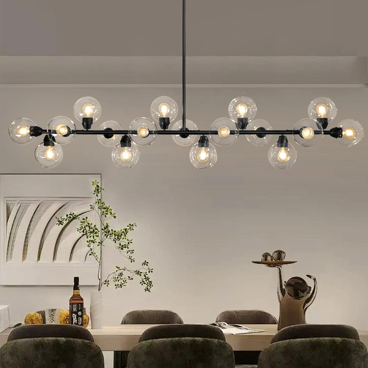 Caldenwick Bubble Glass Chandelier