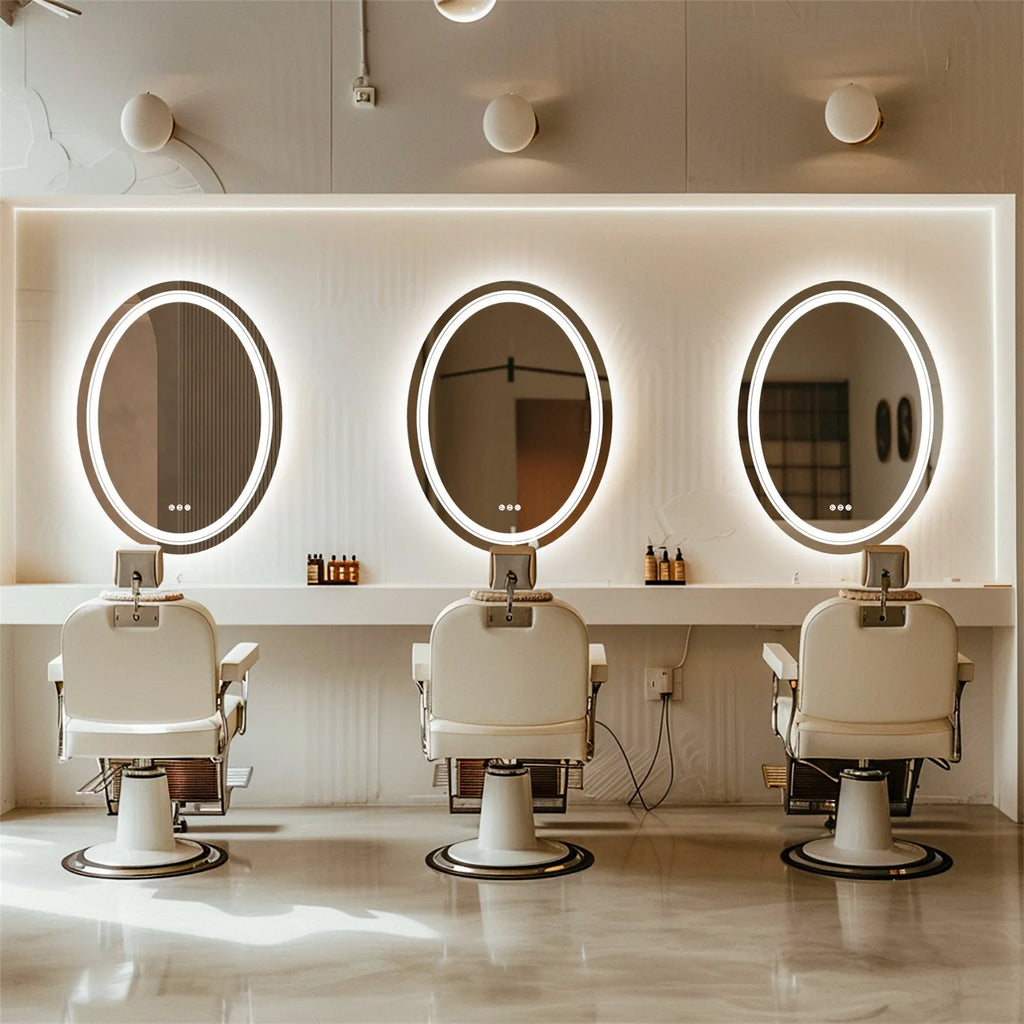August Oval LED Bathroom Mirror