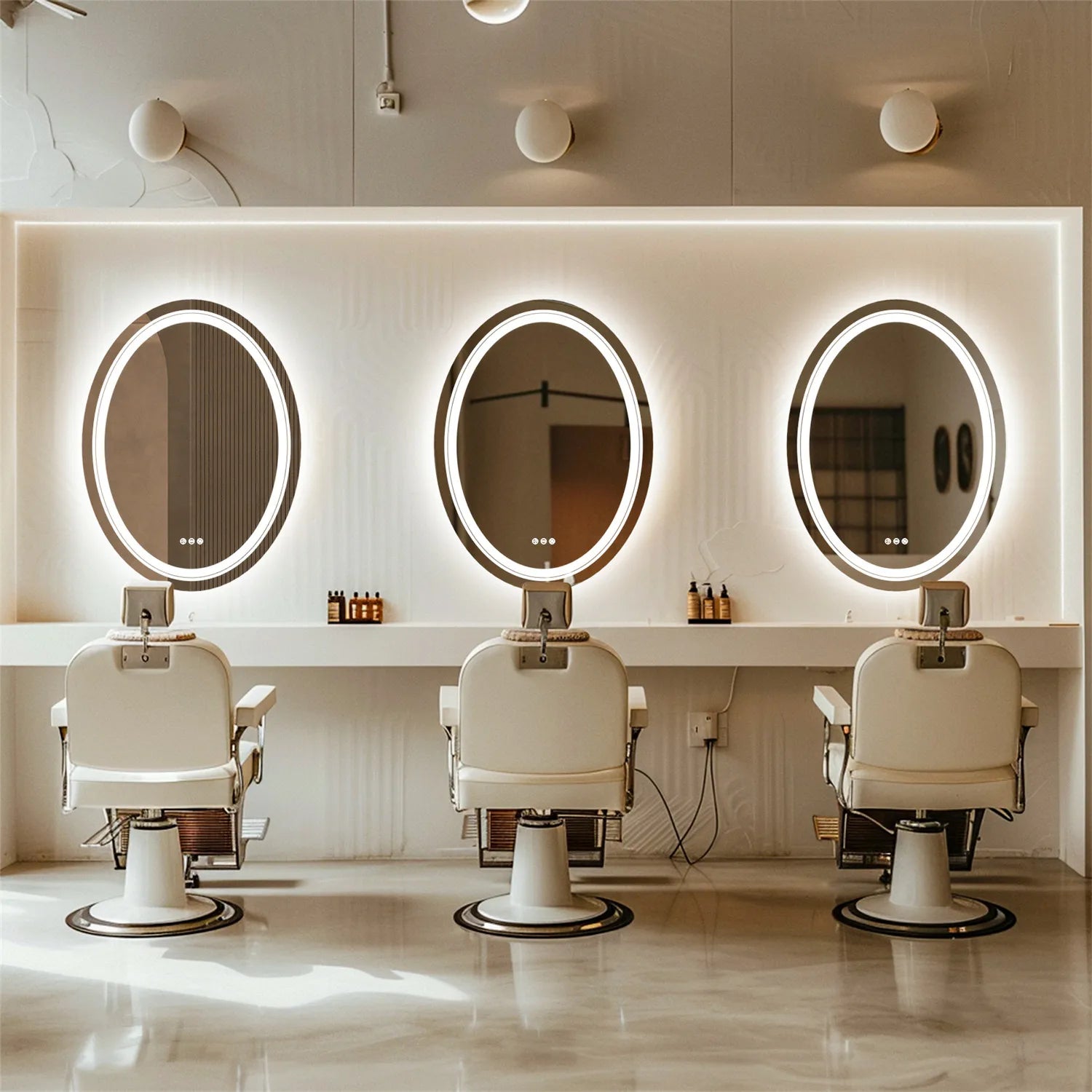 August Oval LED Bathroom Mirror