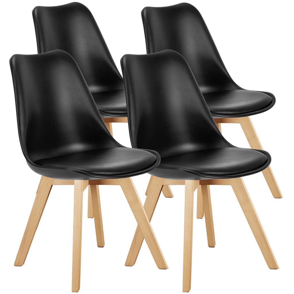 Corbett Beech Wood Dining Chair Set of 4