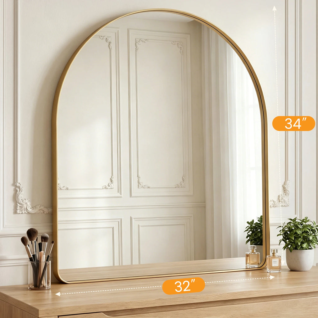 Mirthbloom Arched Wall Mirror
