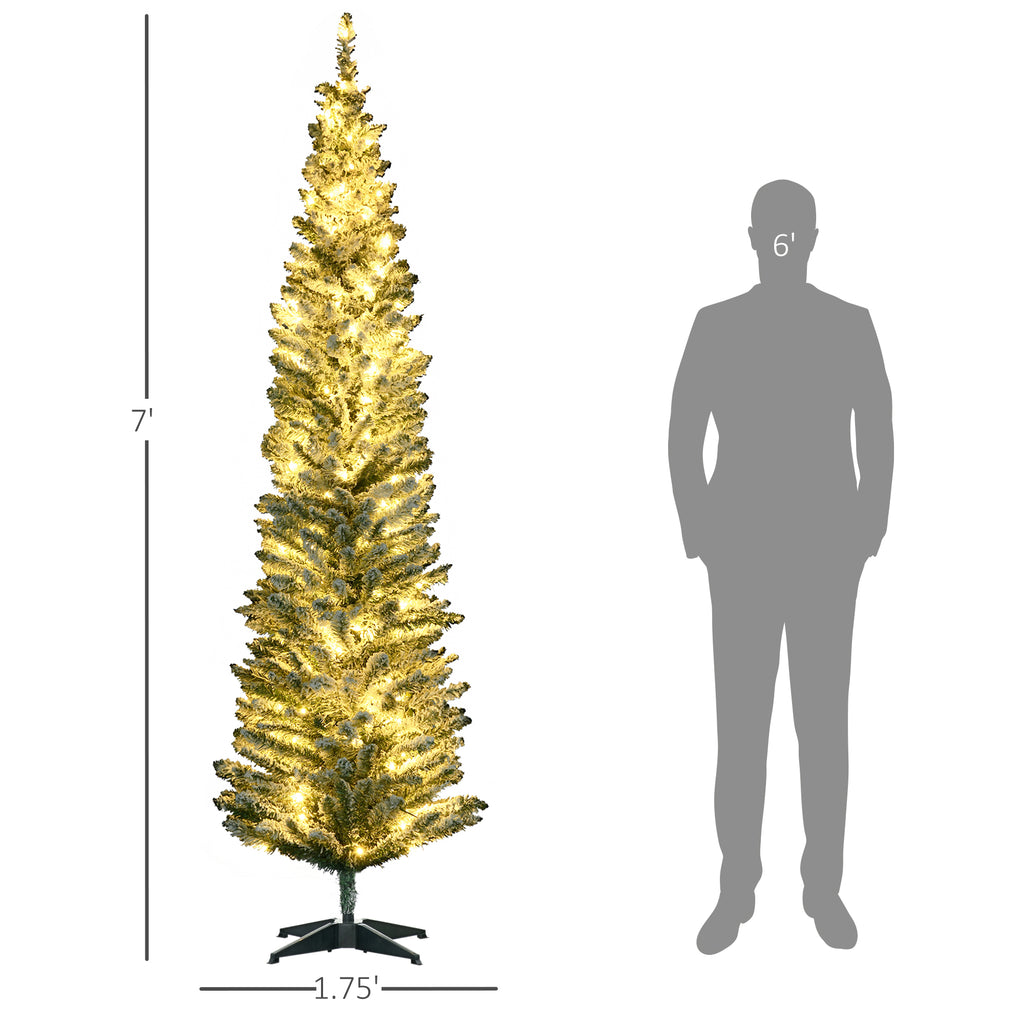 Greenbeam Pre-Lit Pencil Christmas Tree
